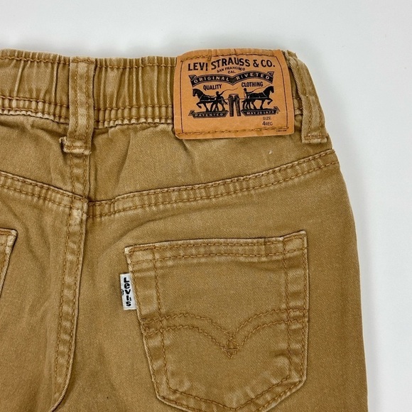 Toddler Boys Khaki Joggers - Picture 6 of 7